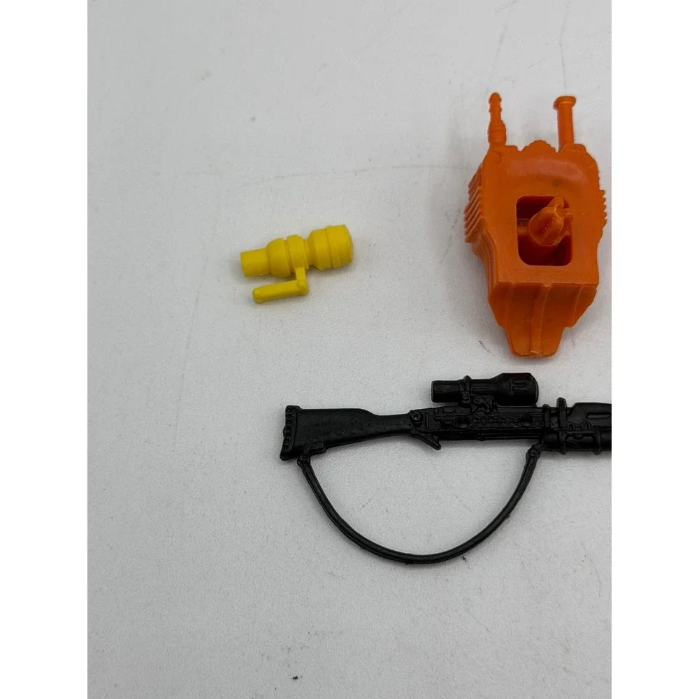 Vintage 1989 GI Joe COBRA NIGHT-VIPER v1 Action Figure Orange Funskool Backpack